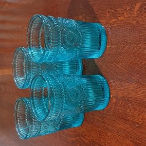 Country Chic Entertainers Collection 4 Beverage Tumbler Glasses